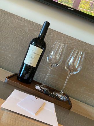 Alila’s fancy wine