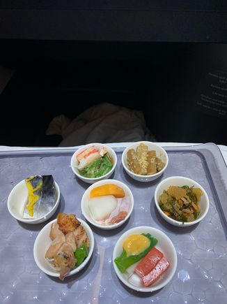 Japanese meal appetizers-as usual my favorite part of the meal!