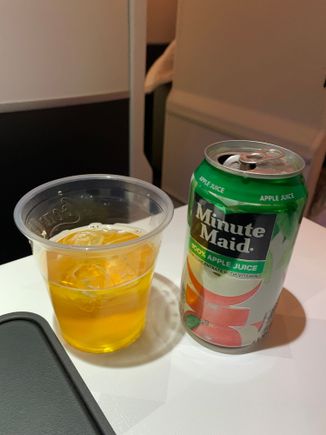 Drinks still in plastic cups