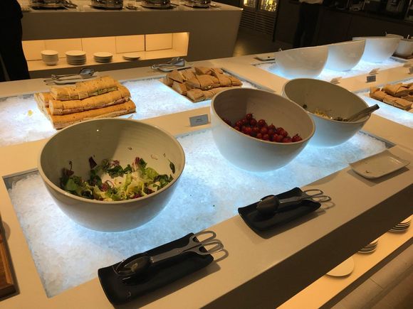 Salad bar at KE East lounge (PR1)