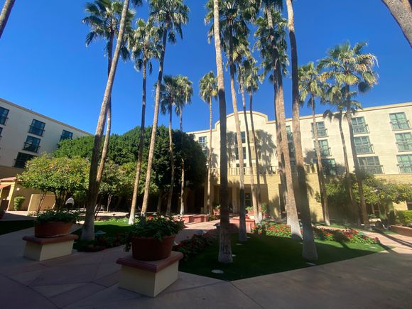 Very pleasant courtyard