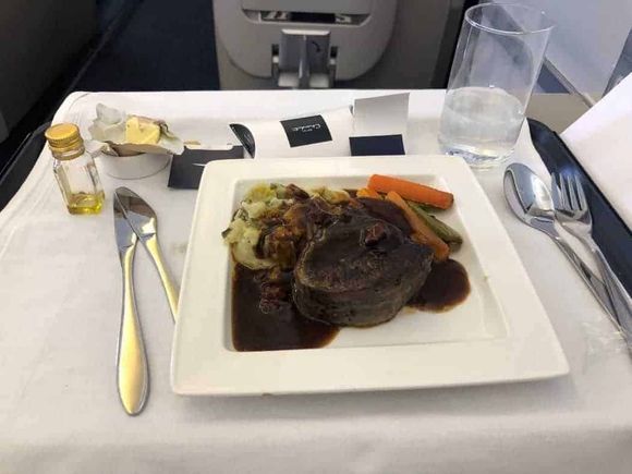 BA Inflight Steak