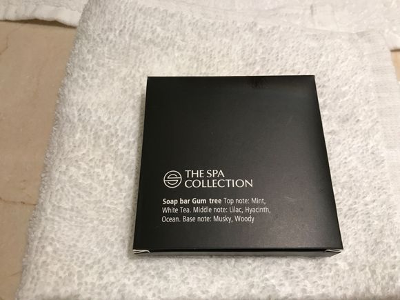 Individual soaps in room's bathroom
