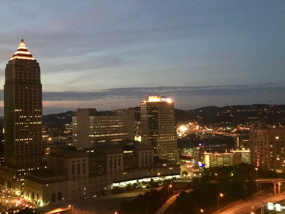 I only took a photo from the room, not in the room. 