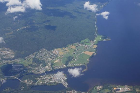 Somewhere over Norway