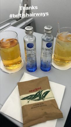 LGW - EDI pre-meal drinks run 