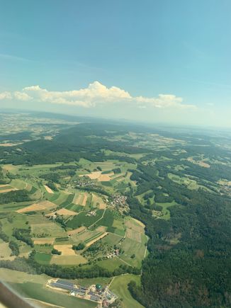 The green lands of Switzerland. 