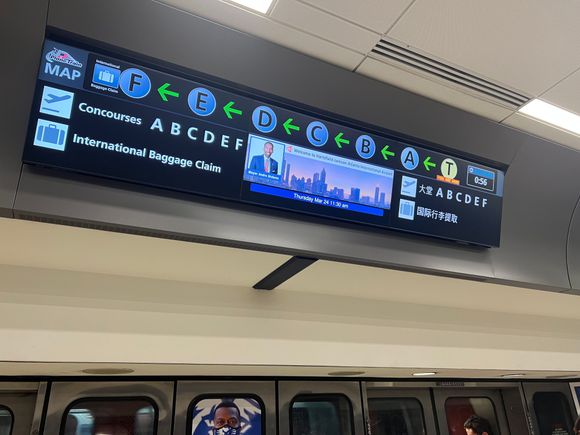 Thankfully the train was operational again