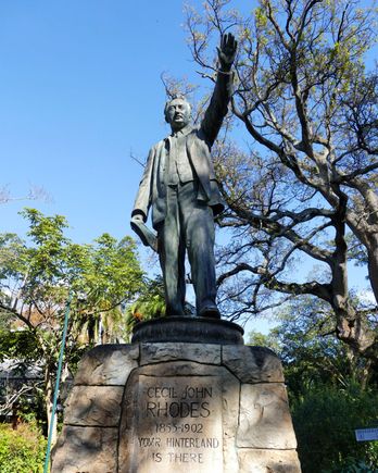 Cecil Rhodes statue, a reminder of one of my coworkers who was very into him!!
