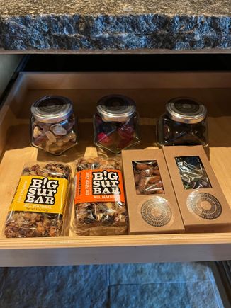 Snacks in room