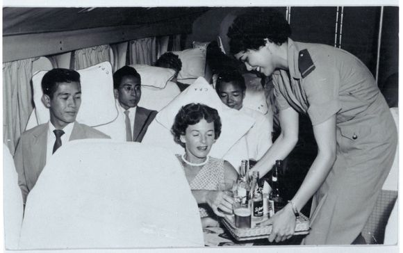 Cabin crew, c. 1950