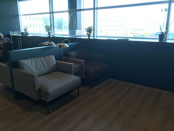 Very low but comfy seats
