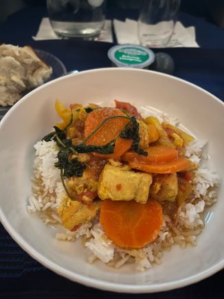 Chicken curry solid, had a bit of a spicy kick