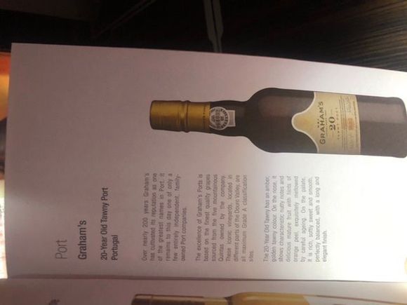 I can’t remember much about this or the cheese, although the port was better than the cheese!