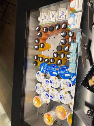 Juice and yogurt