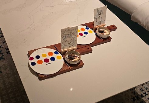 Welcome gift for kids - edible painting