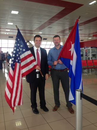 I believe this is with Delta’s VP of Caribbean, Latin, and South American Operations.
