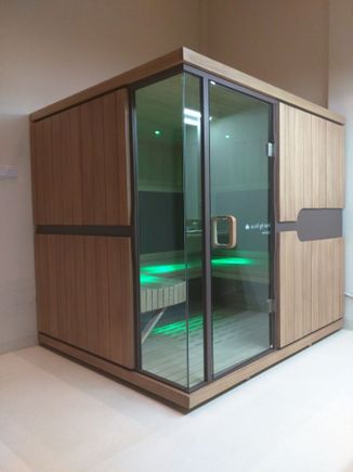 Brand spanking new sauna. Gonna try it tomorrow.