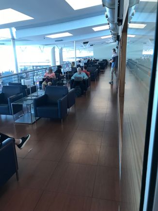 Mezzanine “outdoor” seating