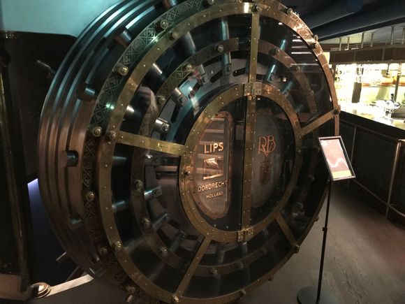 Authentic underground safe in the basement