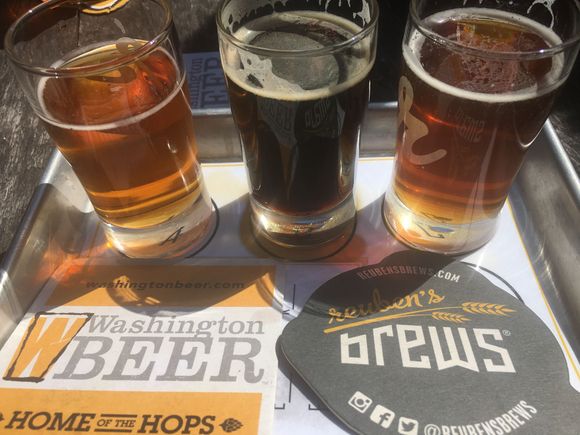 Reuben’s Brews
16- Imperial Rye IIPA 80+ IBU, 8.4%
17- Imperial Black 68 IBU, 8.1%
18- Life on Mars IIPA 80 IBU, 8.3%