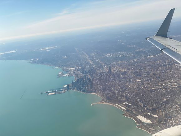 On the takeoff ORD-CLE