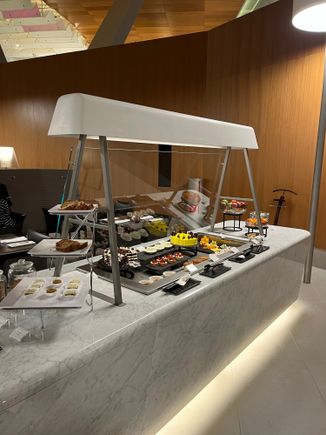 Buffet at dinning area