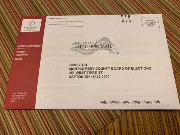 All filled out and ready to be put in the drop box on Tuesday.