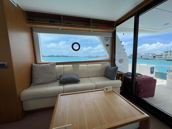 Interior of boat