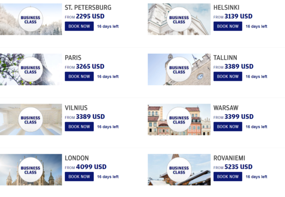 AY flight offers from JFK in J