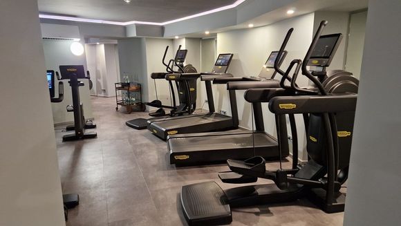 Next section of the fitness room.