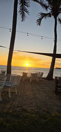 Hotel sunset view