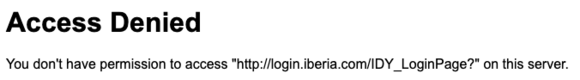 IB website error