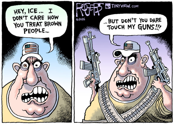 Bringing a gun to a protest was perfectly fine in the eyes of the GOP/MAGA crowd when it was Kyle Rittenhouse.