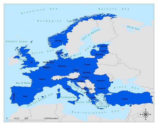 NATO members in Europe