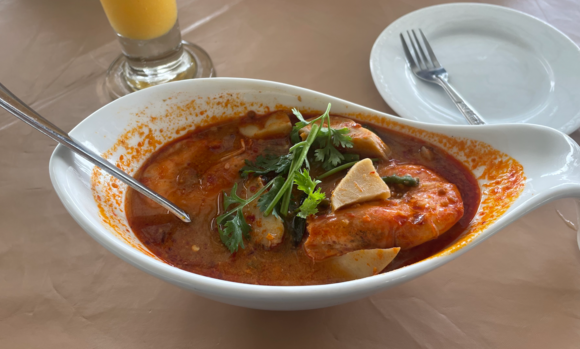 This dish was sooo hot. 