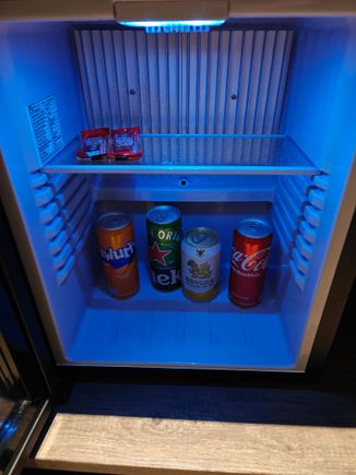 Free minibar