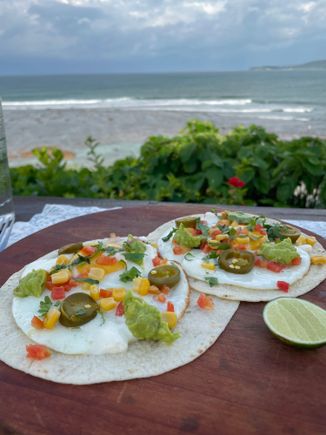 Breakfast tacos; delicious.