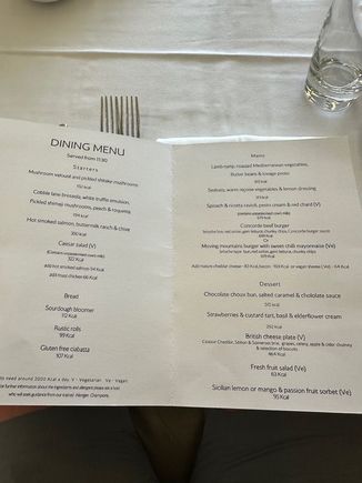 Menu is essentially the same as the CCR. 