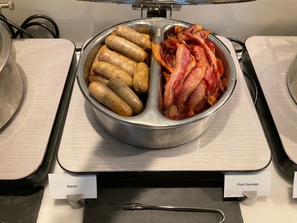 Sausages and bacon