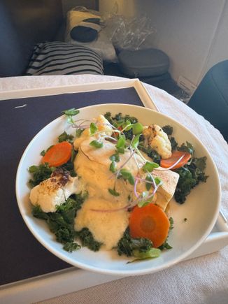 Yesterdays menu hel-dfw.  The perch was good.