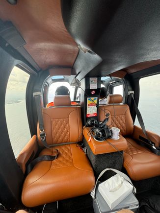 Interior + Snacks and cold water provided.