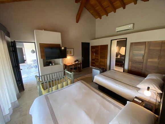 One of the two bedrooms