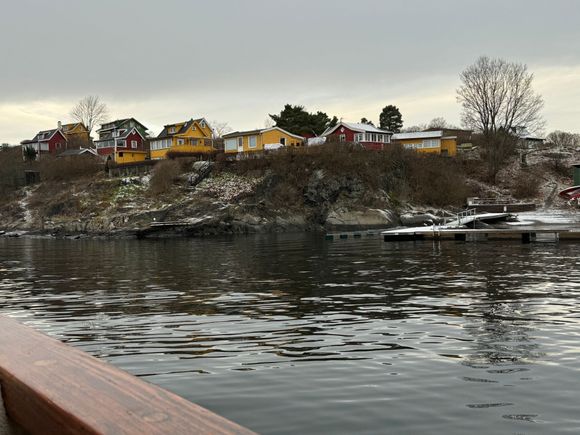 some of the ~500 summer houses on the islands in the fjord