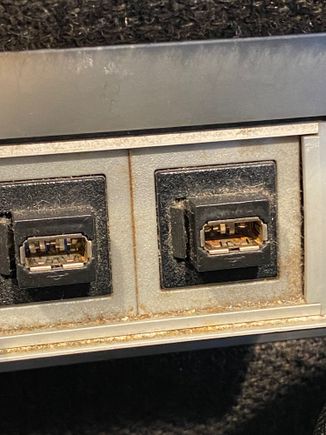 These USB ports have seen better days. They didn't work.
