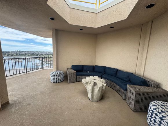 Partial view of the terrace (there was much more to my left that’s not visible) 