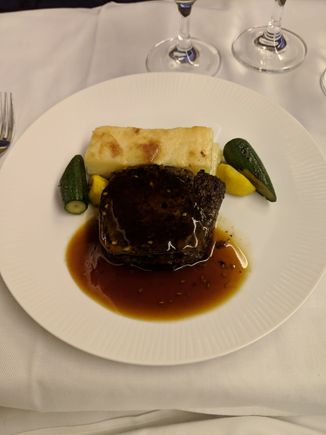 Fillet of "US PRIME" beef steak with Japanese style ginger sauce