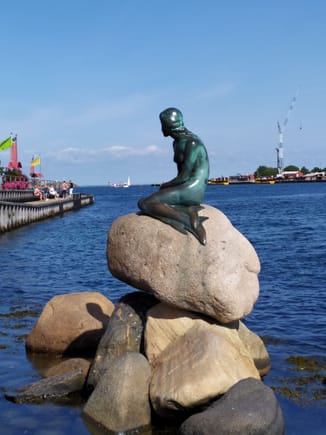 Little Mermaid; note the seaplane in the background in both shots