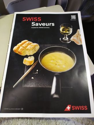 The BoB menu is called SWISS Saveurs