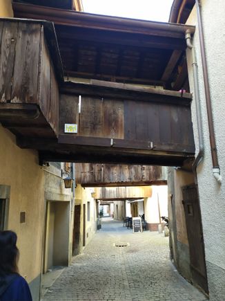 In Aigle, the rue de Jérusalem 